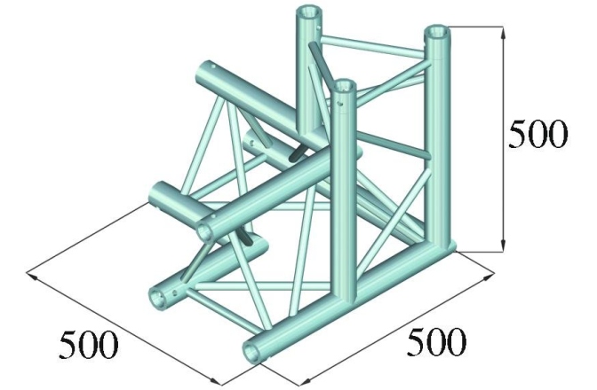 Colț truss Alutruss TRILOCK E-GL33 C-34 3-Way Corner