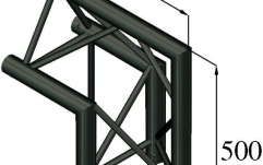 Colț truss Alutruss TRILOCK S-PAC 24 2-Way Corner 90° black