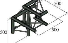 Colț truss Alutruss TRILOCK S-PAL-31 3-Way Corner right