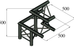 Colț truss Alutruss TRILOCK S-PAL-32 3-Way Corner left