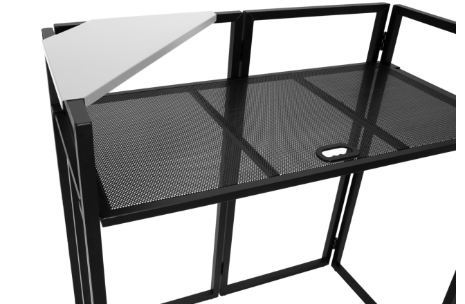 Colțare și geantă pentru ”Mobile DJ Standwh” Omnitronic Corner Plates incl. Bag for Mobile DJ Stand wh