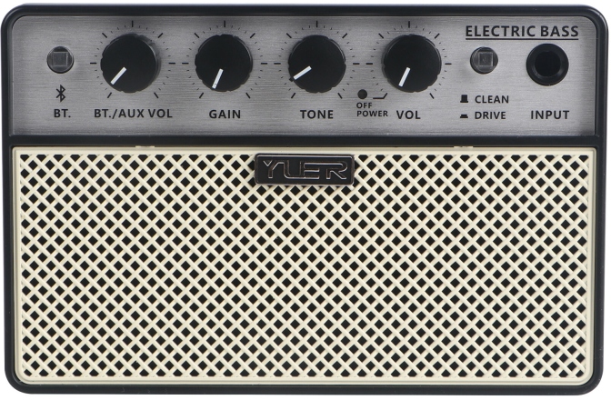 Combo pentru bas electric YUER  BA-10 Portable Amp for Bass Guitar with Bluetooth