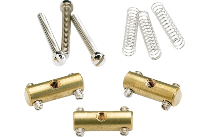 Componente pentru Telecaster Fender Pure Vintage '52 Telecaster Saddle Kit Brass (3)