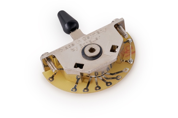  Blade Switch, 5-Position, 9-Pole - Black Tip