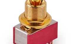 Comutator chitară MEC Pickups  Maxi Toggle Switch, Short, Solder Lugs, ON/ON/ON, 4P3T - Gold