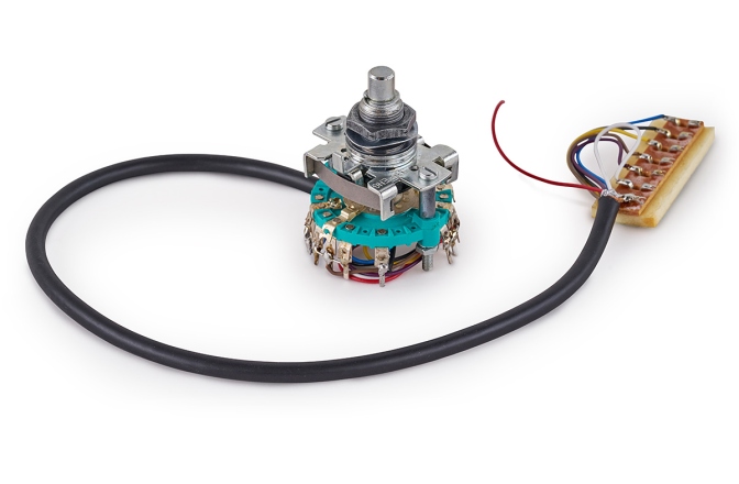 Comutator chitară MEC Pickups  Rotary Switch Module, 6-Position, 9-Pole, with cable - pre-wired for Framus AK74