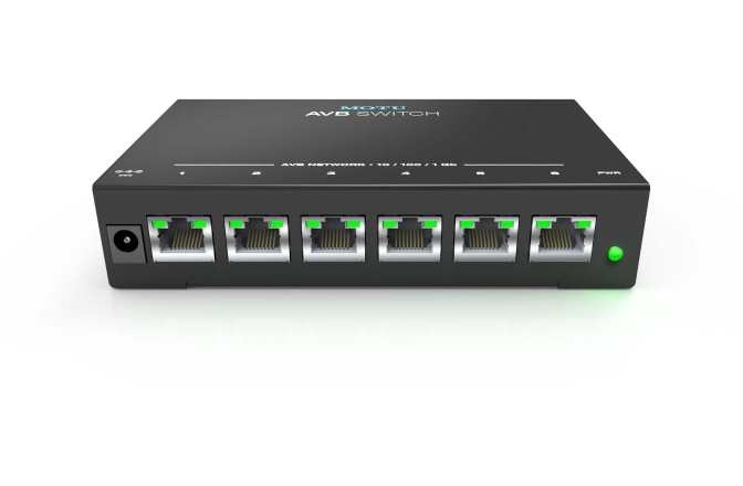 Comutator Ethernet Gigabit AVB  MOTU AVB Ethernet Switch