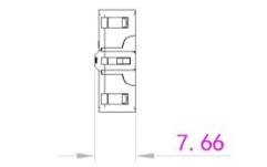 Conector bandă led Eurolite LED Strip Connector 2Pin 8mm