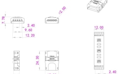 Conector bandă led Eurolite LED Strip Power Contact 5Pin 12mm