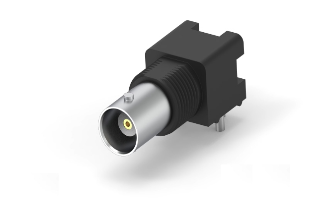 Conector BNC-PCB Sennheiser  BNC connector with angled PCB connection