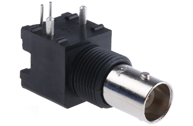 Conector BNC-PCB Sennheiser  BNC connector with angled PCB connection