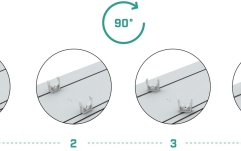Conector EventBoard OnTruss TrussClip 50mm grey 10x