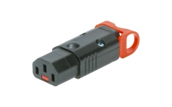 Conector IEC blocabil  Klotz IEC C13 LOCK+ REWIREABLE female cable connector with latch