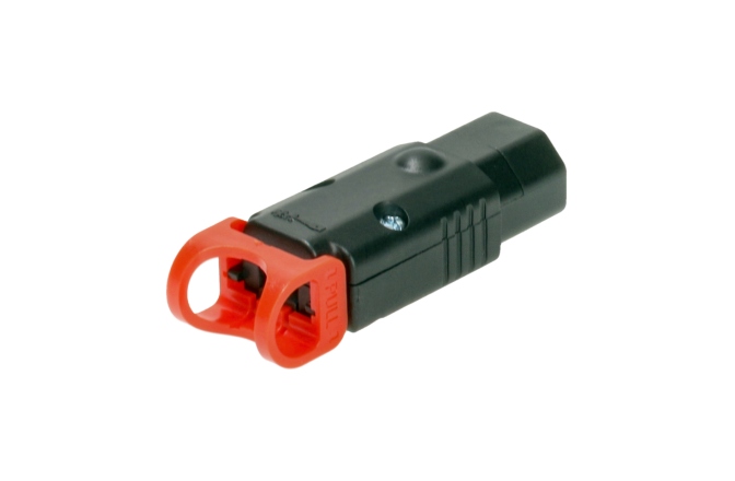 Conector IEC blocabil  Klotz IEC C13 LOCK+ REWIREABLE female cable connector with latch