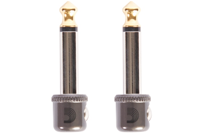 Conector Jack Daddario Solderless 1/4'' Mini Plug 2-Pack