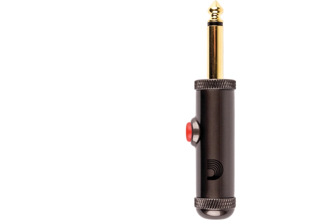 Conector Jack Daddario Solderless 1/4'' Straight Plug w/ Latching Switch