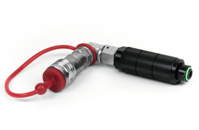 Conector TCM FX CO2 Bottle to Hose 90 degree Quick Connector