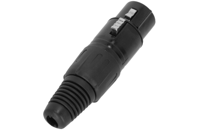 Conector XLR Adam Hall 3Star CX F3 BLK