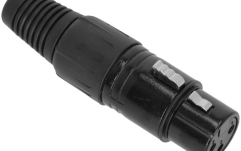 Conector XLR Adam Hall 3Star CX F3 BLK