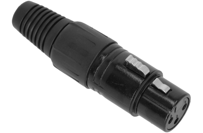 Conector XLR Adam Hall 3Star CX F3 BLK