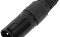 Conector XLR Adam Hall 3Star CX M3 BLK