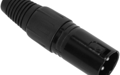 Conector XLR Adam Hall 3Star CX M3 BLK