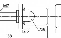 Conectori terminali boxe pasive Monacor BP-530G