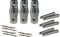 Conectori truss în 3 puncte Alutruss TRILOCK E-GL connecting cone/pivot/pin