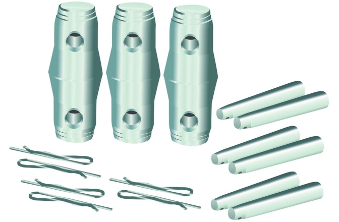 Conectori truss în 3 puncte Alutruss TRILOCK E-GL connecting cone/pivot/pin