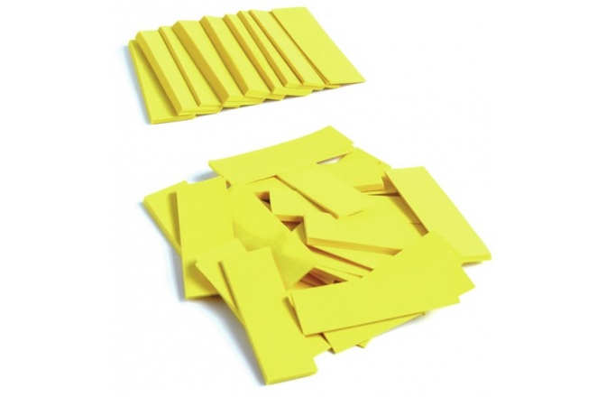 Confeti din hârtie, galben TCM FX Slowfall Confetti rectangular 55x18mm, yellow, 1kg