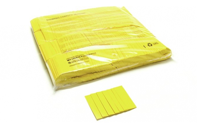 Confeti din hârtie, galben TCM FX Slowfall Confetti rectangular 55x18mm, yellow, 1kg