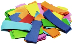 Confeti din hârtie multicolor TCM FX Slowfall Confetti rectangular 55x18mm, multicolor, 1kg