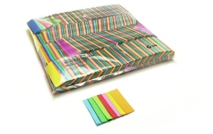 Confeti din hârtie multicolor TCM FX Slowfall Confetti rectangular 55x18mm, multicolor, 1kg