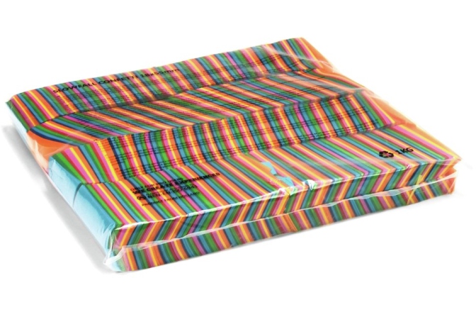 Confeti din hârtie multicolor TCM FX Slowfall Confetti rectangular 55x18mm, multicolor, 1kg