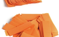Confeti din hârtie, orange TCM FX Slowfall Confetti rectangular 55x18mm, orange, 1kg