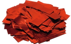 Confeti din hârtie, roșu TCM FX Metallic Confetti rectangular 55x18mm, red, 1kg