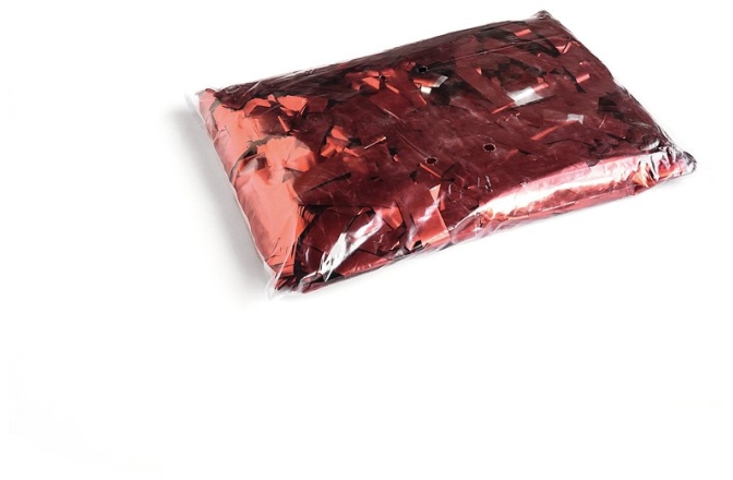 Confeti din hârtie, roșu TCM FX Metallic Confetti rectangular 55x18mm, red, 1kg