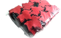 Confeti din hârtie (roșu) TCM FX Slowfall Confetti Maple Leaves 100x100mm, red, 1kg