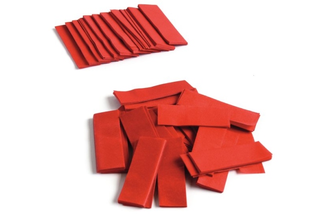Confeti din hârtie, roșu TCM FX Slowfall Confetti rectangular 55x18mm, red, 1kg