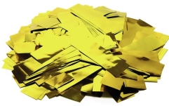Confeti din hârtie,  TCM FX Metallic Confetti rectangular 55x18mm, gold, 1kg