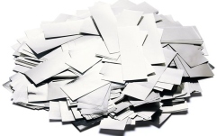 Confeti din hârtie,  TCM FX Metallic Confetti rectangular 55x18mm, silver, 1kg