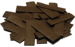 Confeti din hârtie TCM FX Slowfall Confetti rectangular 55x18mm, brown, 1kg
