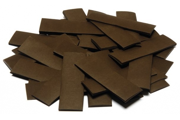 Slowfall Confetti rectangular 55x18mm, brown, 1kg