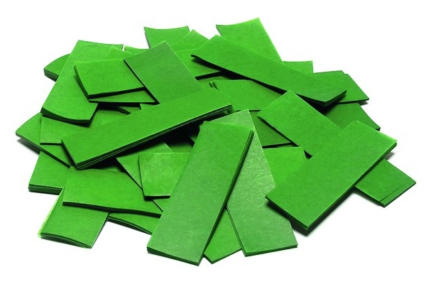 Slowfall Confetti rectangular 55x18mm, dark green, 1kg