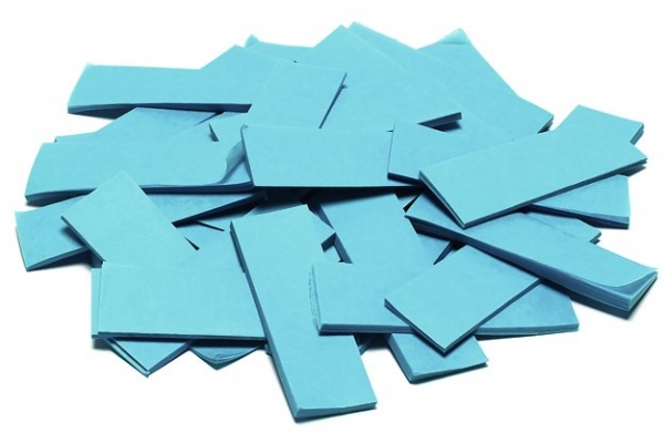 Slowfall Confetti rectangular 55x18mm, light blue, 1kg