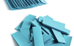 Confeti din hârtie TCM FX Slowfall Confetti rectangular 55x18mm, light blue, 1kg