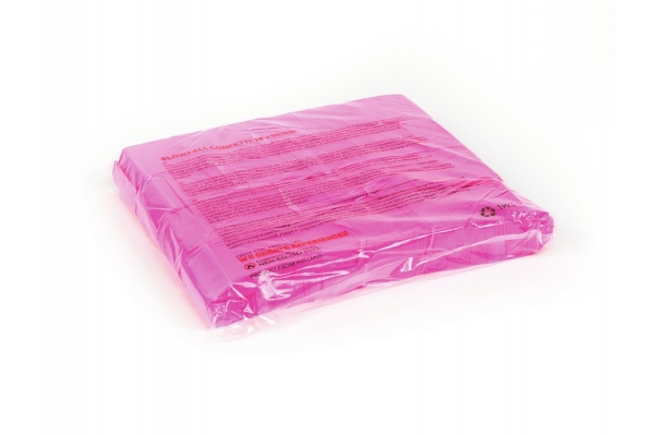 Slowfall Confetti rectangular 55x18mm, neon-pink, uv active, 1kg