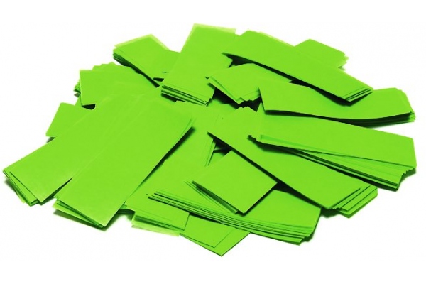 Slowfall Confetti rectangular 55x18mm, light green, 1kg