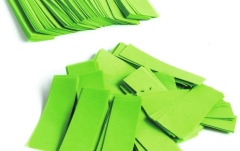 Confeti din hârtie, verde TCM FX Slowfall Confetti rectangular 55x18mm, light green, 1kg