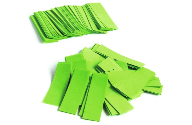 Confeti din hârtie, verde TCM FX Slowfall Confetti rectangular 55x18mm, light green, 1kg